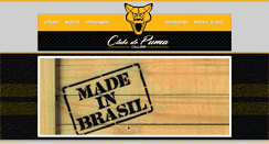 Desktop Screenshot of clubedopuma.com.br